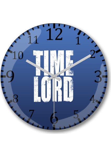 Doctor Who Time Lord Duvar Saati Bombeli Gerçek Cam