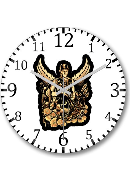 Heavy Metal Dixon Duvar Saati Bombeli Gerçek Cam