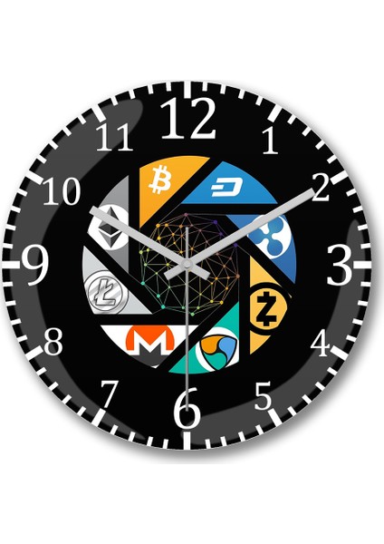 The New World Duvar Saati Bombeli Gerçek Cam