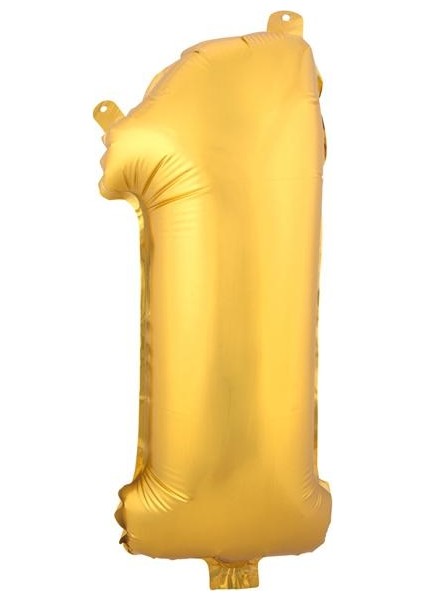 1 Gold Rakam Folyo Balon 90 cm