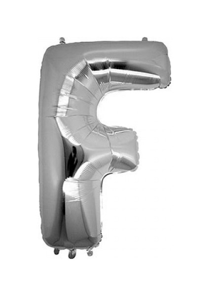 F Silver Harf Folyo Balon 90 cm