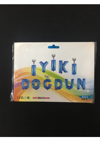 Folyo İyi Ki Doğdun Balon Mavi