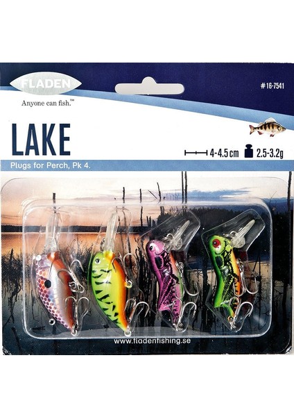 Perch Mini Maket Balık Seti 4p