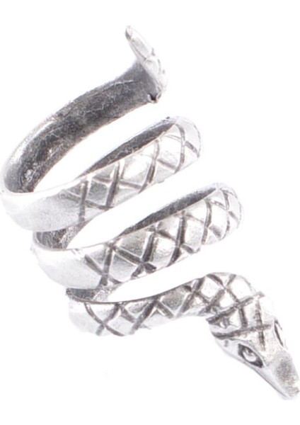 Kadın Antik Gümüş Kaplama Dolama Yılan Yüzük modelleri