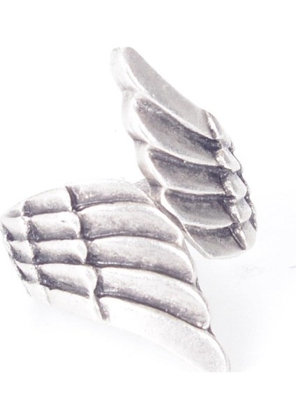 Kadın Antik Gümüş Kaplama Melek Kanadı Yüzük fiyatları