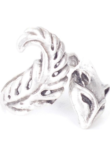 Kadın Antik Gümüş Kaplama Su Samuru Yüzük fiyatları