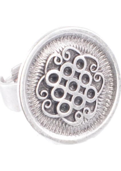 Kadın Antik Gümüş Kaplama Petek Yüzük modelleri