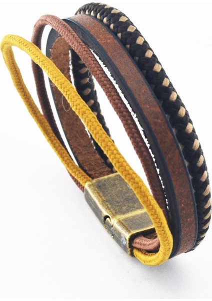 Erkek Kombin Deri Bileklik fiyatları