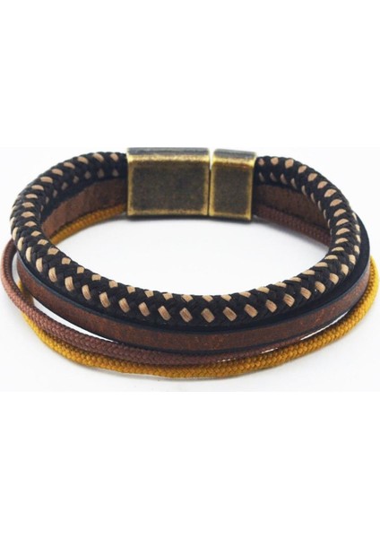 Erkek Kombin Deri Bileklik modelleri