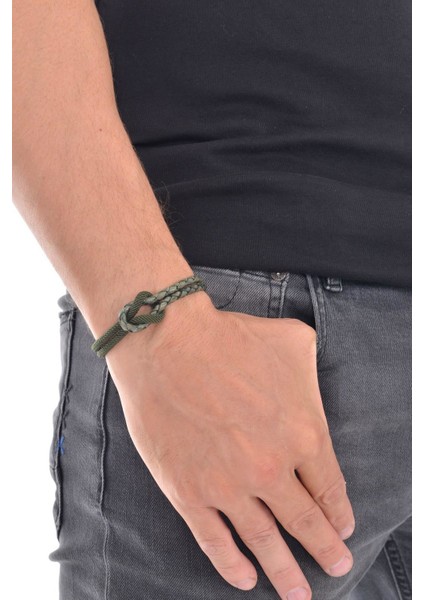 Erkek Yeşil Kombin Bileklik