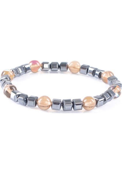 Erkek Kahverengi Kuvars Doğaltaş Bileklik fiyatları