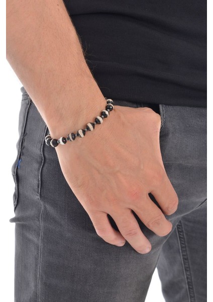 Erkek Doğaltaş Bileklik