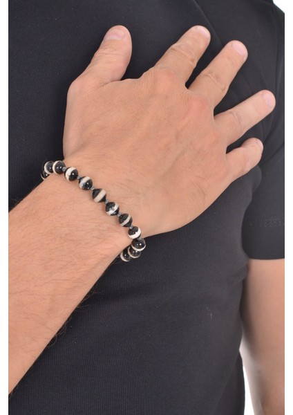 Erkek Doğaltaş Bileklik modelleri