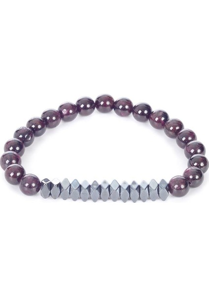 Erkek Lal Granat&hematit Doğaltaş Bileklik fiyatları