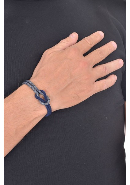 Erkek Lacivert Kombin Bileklik fiyatları