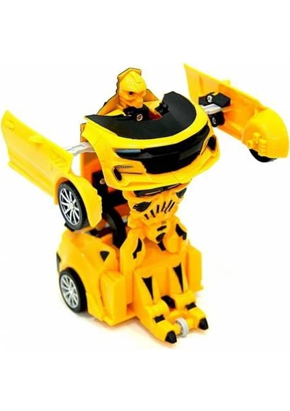 Bumblebee Transformers Oyuncak Robota Dönüşebilen Araba 15 cm