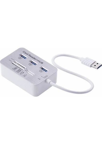 7in1 3xusb 3.0 Sd Tf Ms M2 Okuyucu Çoğaltıcı Adaptör