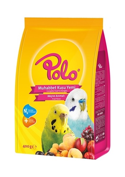 Meyve Aromalı Muhabbet Kuşu Yemi 400 gr