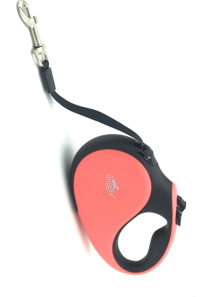 Soft Seri Otomatik Makaralı Gezdirme Tasması 25 kg 5 M Pembe