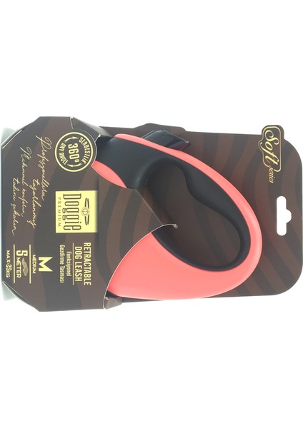 Soft Seri Otomatik Makaralı Gezdirme Tasması 25 kg 5 M Pembe fiyatları