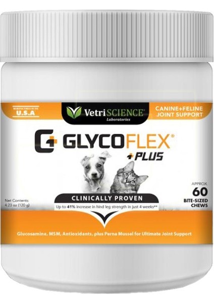 Vetri Science Glyco Flex Plus Köpek-Kedi Eklem Destekleyici 60 Tablet