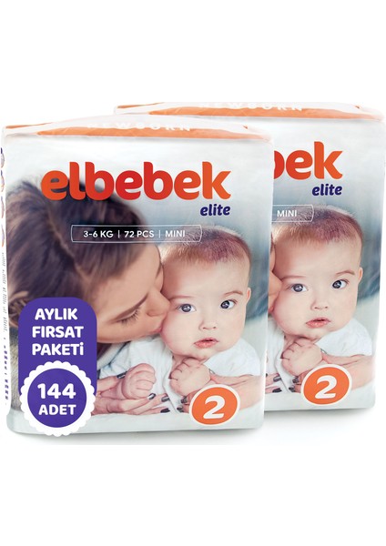 Bebek Bezi 2 Numara Mini 144 Adet