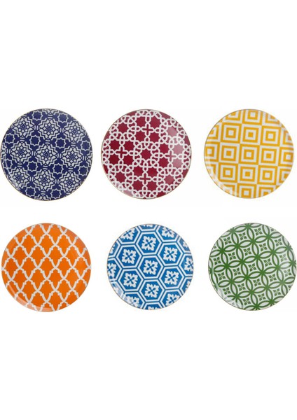 Morocco Desen Servis Takımı 6'lı Set 28Cm