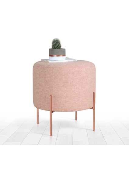 Copper Puf Yuvarlak Pudra