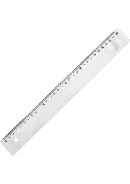 30 Cm Mercekli Plastik Cetvel