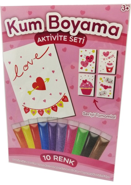 Love Kum Boyama Aktivite Seti