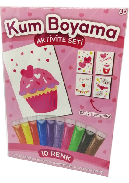 Cupcake Kum Boyama Aktivite Seti