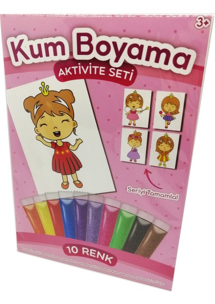 Mila Prenses Kum Boyama Aktivite Seti