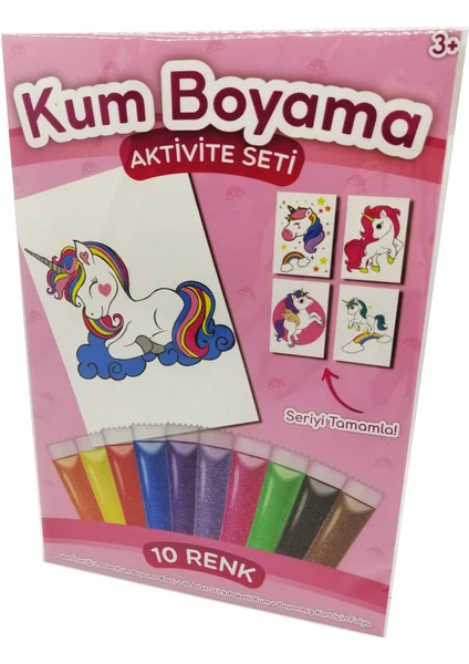 Kumbo Kum Boyama Neşeli Unicorn  Kum Boyama Aktivite Seti