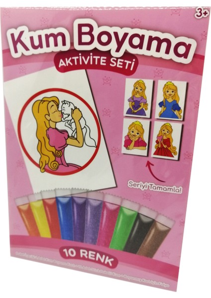 Kedili Prenses Kum Boyama Aktivite Seti