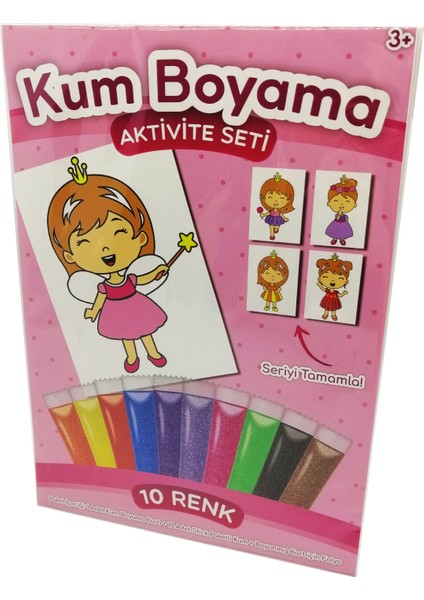 Hera Prenses Kum Boyama Aktivite Seti