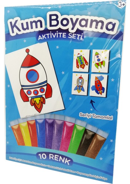 Loki Roket Kum Boyama Aktivite Seti