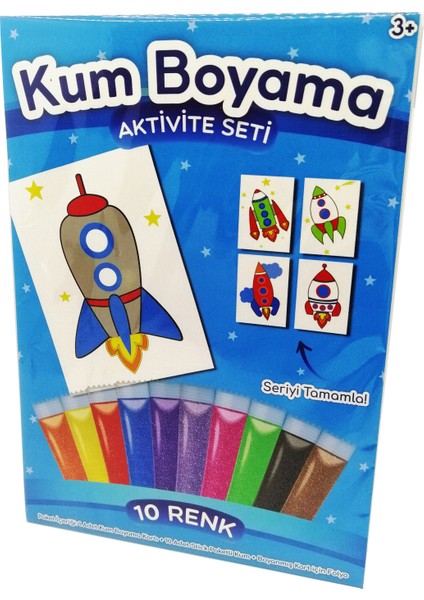 Delta Roket Kum Boyama Aktivite Seti
