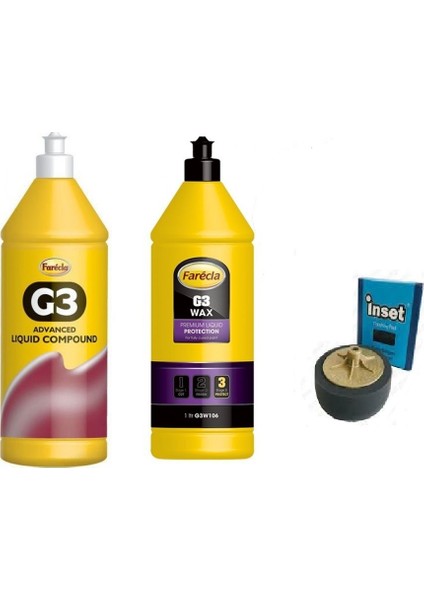 G3 Pasta 1lt + G3 Wax Cila 1 lt + Pasta Cila Süngeri