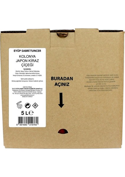 Japon Kiraz Çiçeği Kolonyası 5 lt