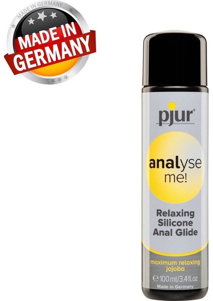 Relaxing Silikon Anal Jel Made In Germany
