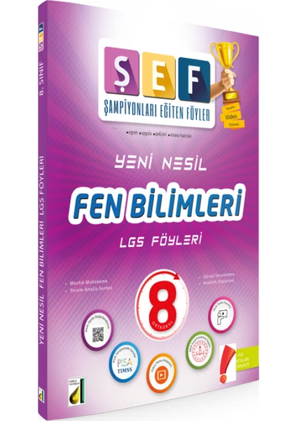 Damla Yayınevi Yeni Nesil Fen Bilimleri LGS Föyleri - 8. Sınıf