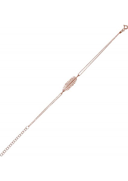 Tüy Motifli Tasarım Kadın Gümüş Bileklik fiyatları