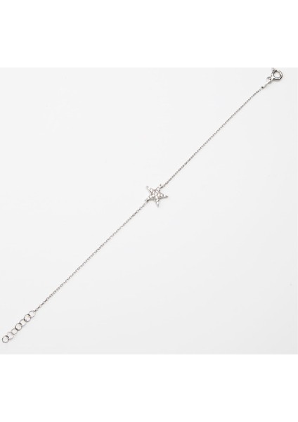 Yıldız Modelli Gümüş Kadın Bileklik fiyatları