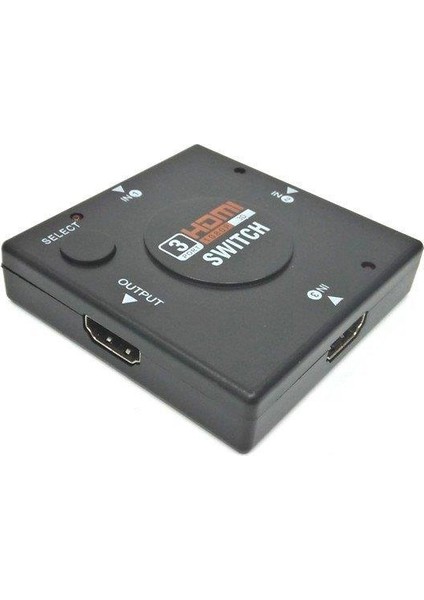 3 Port HDMI Switch 3x1 Manuel Anahtarlı