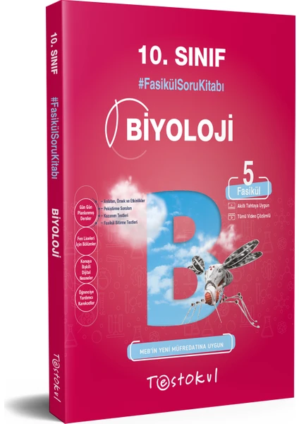 Test Okul Yayınları Yayınları 10. Sınıf Biyoloji Fasikül Soru Kitabı