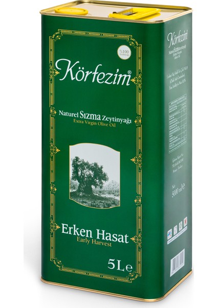 Erken Hasat 5 Lt Teneke