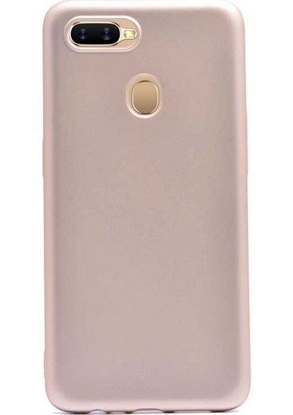 Oppo A12 Kılıf Premier Silikon Esnek Koruma Gold