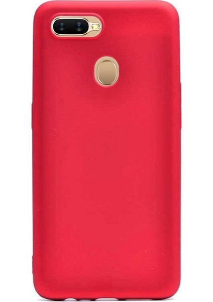 Oppo A12 Kılıf Premier Silikon Esnek Koruma Kırmızı