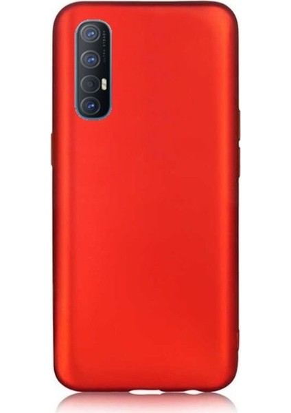 Oppo Reno 3 Pro Kılıf Premier Silikon Esnek Koruma Kırmızı
