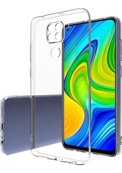 Xiaomi Redmi Note 9 Kılıf Kamera Korumalı Silikon Şeffaf